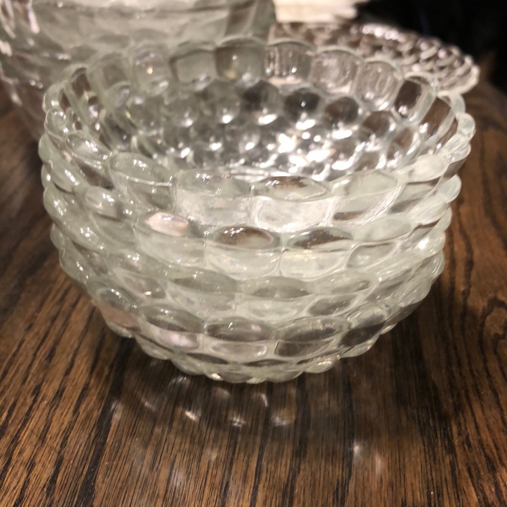 Anchor Hocking Bubble Dessert Bowl Set of 4
